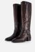 Linea Zeta Lange Laarzen bruin Leer - Maat 37