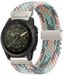 By Qubix Qubix - Braided Nylon Watch Band for Garmin Fenix 7/6/5 - 22mm Quickfit - Multicolor Pastel