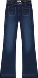 Wrangler Flare Dark Wash Flare Dames Jeans