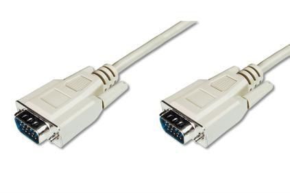 ASSMANN Electronic AK-310100-018-E D-Sub15 Kabel 1.8m Beige