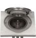 Orno - Inbouw Stopcontact - Enkelvoudig - IP55 - Geaard - Grijs/Zilver