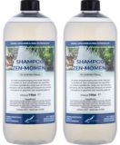 Claudius Cosmetics B.V. Claudius Cosmetics Shampoo Zen Moment - 1 liter (transparant) - 2 Stuks - Voordeelverpakking - Haarverzorging