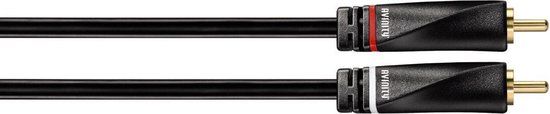 Avinity Verbindingskabel 2x2 Cinch - 2 meter - Zwart
