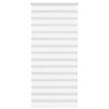 vidaXL Zebra Rolgordijn 100x230 cm Polyester Wit