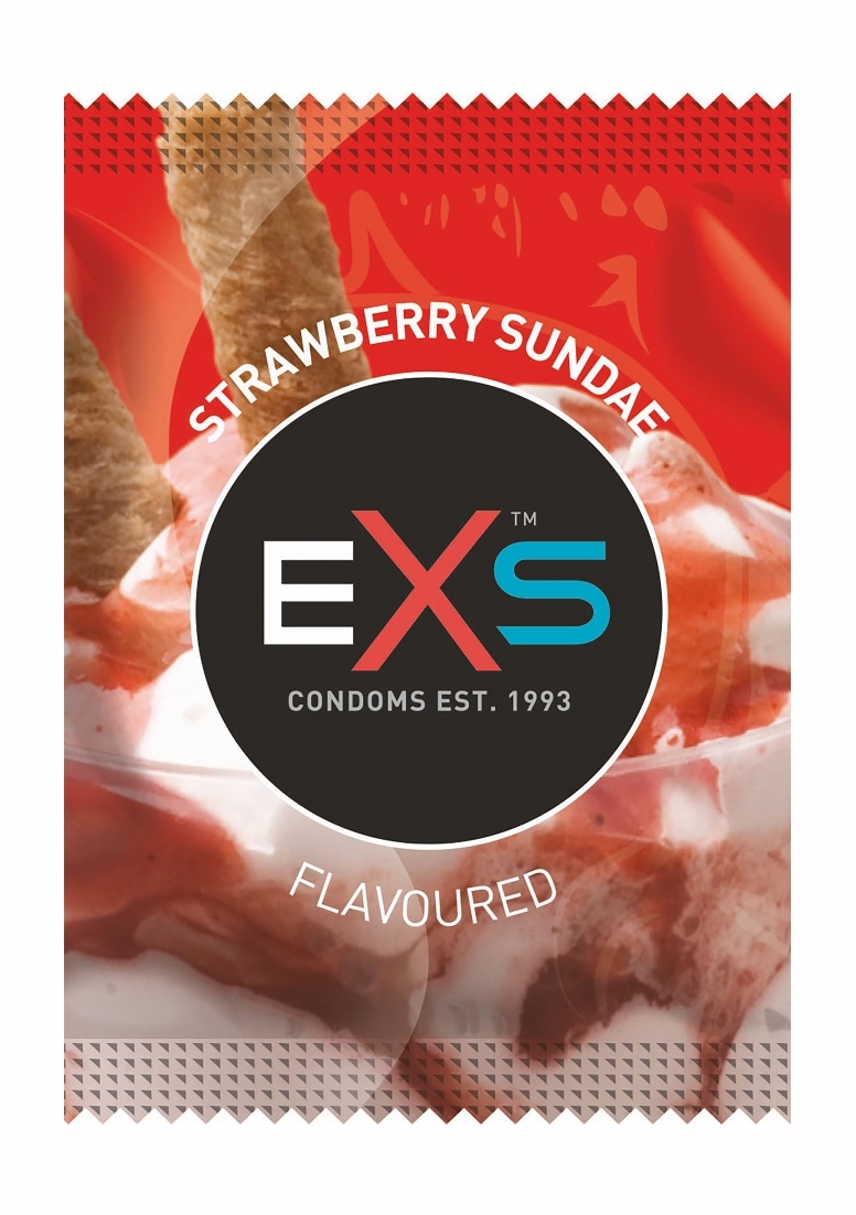 EXS Condoms Exs Strawberry - 100 pack