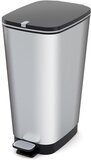 KiS-KiS Kis Chic Bin Pedaalemmer - 50 l - Zilver