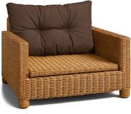 Amazinggirl Kussen Lounge Tuinmeubelen - Rugkussen 40x50 cm Bruin