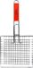 Elite BBQ/barbecue rooster - klem grill - metaal/hout - 28x58x1 cm