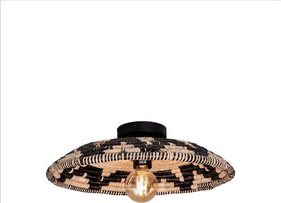 GOOD&MOJO Andros Plafondlamp - Ø45cm - Naturel/Zwart - Scandinavisch