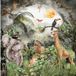 Jungle Papier Peint Panoramique - Animaux - 253 cm X 255 cm