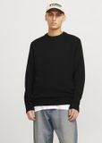 JACK&JONES JOREATON KNIT CREW NECK BF Heren Gebreide Truien Zwart S