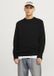JACK&JONES JOREATON KNIT CREW NECK BF Heren Gebreide Truien Zwart S