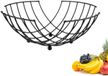 Westmark Draadmand Moderno – Elegante fruitschaal en broodmand met tijdloos design – Metalen mand voor fruit, groenten, brood en broodjes – Zwart, 28 cm