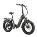 TTGO F6 Boost Fat E-Bike, 20-inch elektrische fiets, 48V 18Ah accu, 250W, trapmomentsensor, verende voorvork, hydraulische schijfremmen - donkergroen