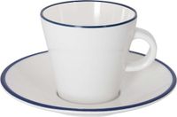Gimex Linea Line Espresso set Blauw 85 ml - 2 Stuks