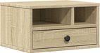 vidaXL Printerkastje 40x32x22,5 cm bewerkt hout sonoma eikenkleurig