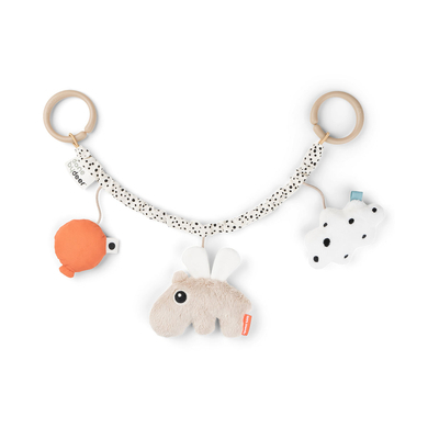 Done by Deer Done by Deer ™ Gelukkige kinderwagenketting Clouds , sand