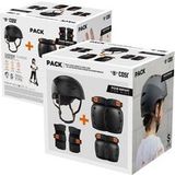 Casr Helm Classic met beschermingsset voor kinderen Zwart