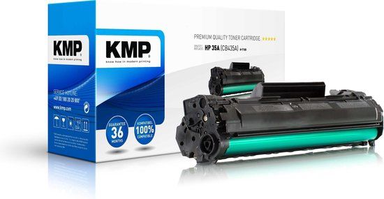 KMP H-T100 Tonercassette Zwart 1500 pagina's Compatibel met HP 35A, CB435A