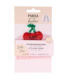 PARSA Beauty peigne à mèches avec détail cerises, brosse anti-nœuds