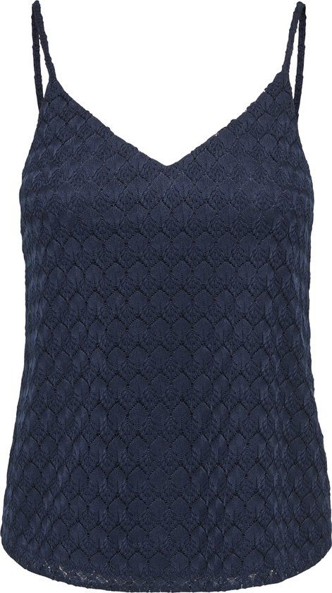 JDY JDYAVERY LIFE SINGLET JRS - Donkerblauw - Dames - Maat L