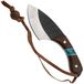 Condor Blue River Skinner CTK112-3.5-4C, Brut De Forge 440C, Walnut Turqouise Stone, couteau à lame fixe