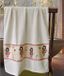 Santoro London Serviette de bain - 70 x 140 cm - Blanc