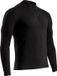 X-Bionic Mightywool chemise manches longues demi-zip hommes - noir, XL