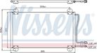 Nissens 94225 Condenser, air conditioning