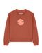 Watapparel Sweatshirt 'Countryside 01' roestbruin / zalm roze / zwart
