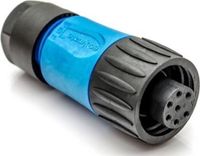 Amphenol C016 30D006 110 10 Ronde connector Koppeling, recht Serie (ronde connectors): C016 Totaal aantal polen: 6 + PE