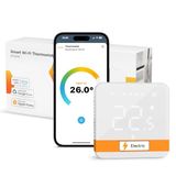 Refoss Slimme thermostaat voor combiketel/watervloerverwarming, WiFi-thermostaat Werkt met Apple HomeKit, Alexa, Google, bekabelde installatie, ondersteuning voor slimme verwarming op afstand