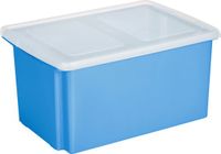 Sunware Opslagbox Nesta Kunststof 51 Liter Blauw 59 x 39 x 29 cm Stapelbaar