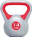 UFE Urban Fitness Vinyl Kettlebell Rood - 14kg