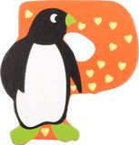 Small foot Wooden Letter Animals P