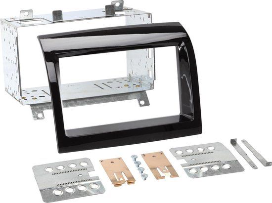 ACV 2-DIN Paneel voor Fiat Ducato - Citroën Jumper - Peugeot Boxer - Piano Zwart