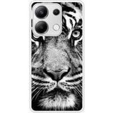 Xiaomi Redmi Note Tigre blanc et noir Verstevigd hoesje met sublimatie bedrukking