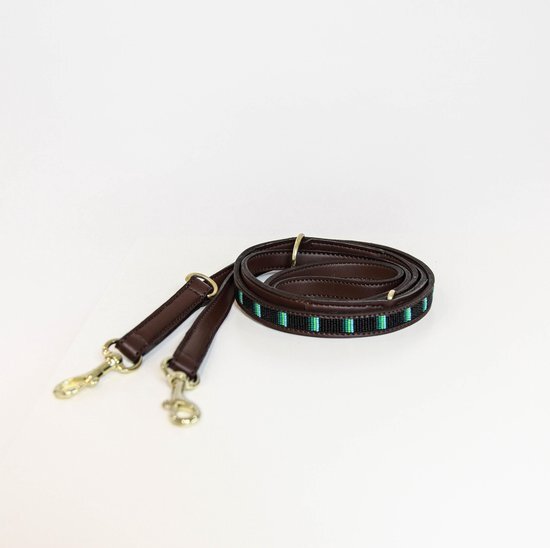 Kentucky Dogwear Hondenriem Handgeknoopt Parels - Zwart 230 cm zwart