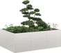 Maison Exclusive - Jardinière en acier inoxydable, dimensions 120x80x40 cm