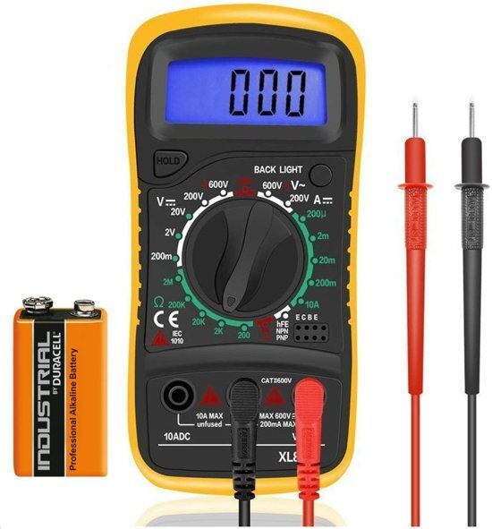 Strex Digitale Multimeter Spanningsmeter Diodetest Weerstandmeter