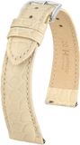 Hirsh Aristocrat Horlogeband Beige - Leer - 20mm