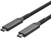 S-Impuls USB-C Ladekabel, USB C Stecker auf USB-C Stecker, 3.2, 100W PD, Textil, 1m