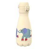Ion8 lekbestendig waterfles, vacuüm geïsoleerd, schaatsolifanten, 280 ml