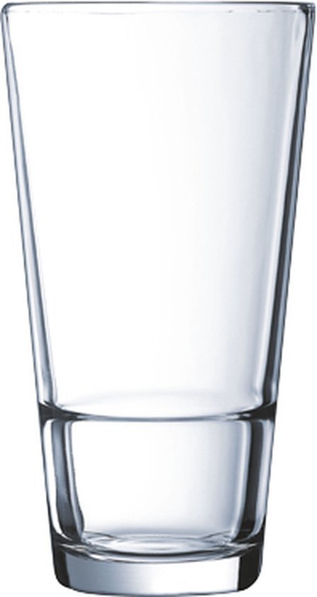 ARCOROC ARC H5641 Stack Up Long Drink Glas, 470 ml, Glas, Transparant, Pack van 6