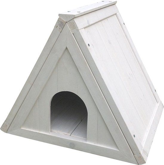 Schuilhok Cottage - Wit - 50 x 42 x 42cm - Cavia