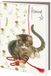 Bekking & Blitz Publishers Kaartenmapje met env, klein: Rode draad, Francien van Westering