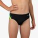 Nabaiji Slip de bain natation Garçon ado, 900 Yoke noir vert