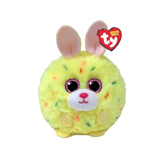 Ty Beanie Balls - Lemon de paashaas met glitterogen - 8 cm