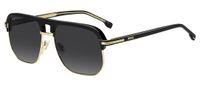 Boss BOSS 1752/S BLACK GOLD/GREY SHADED 59/17/150 Herrenbrillen Zonnebrillen