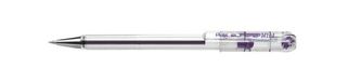 Pentel BK77S Mini Balpen, 12 stuks, 0,7 mm, metalen punt, violet
